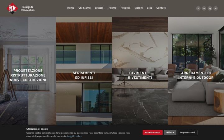 Screenshot of edilmpadesign.it