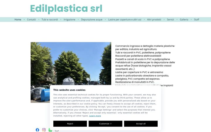 Screenshot of edilplastica.com