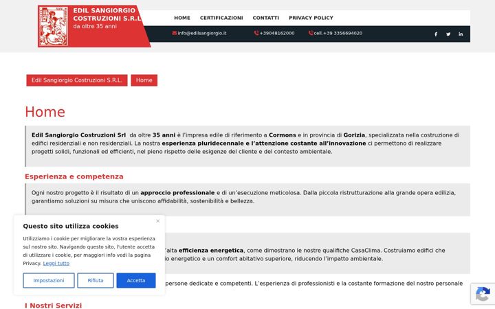 Képernyőkép: edilsangiorgio.it