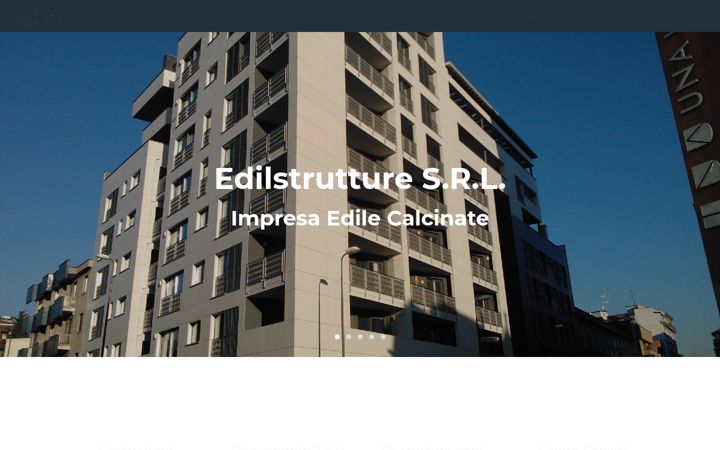 Screenshot of edilstrutturesrl.it