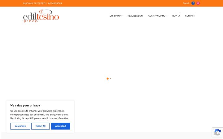 Screenshot of ediltesinogroup.it