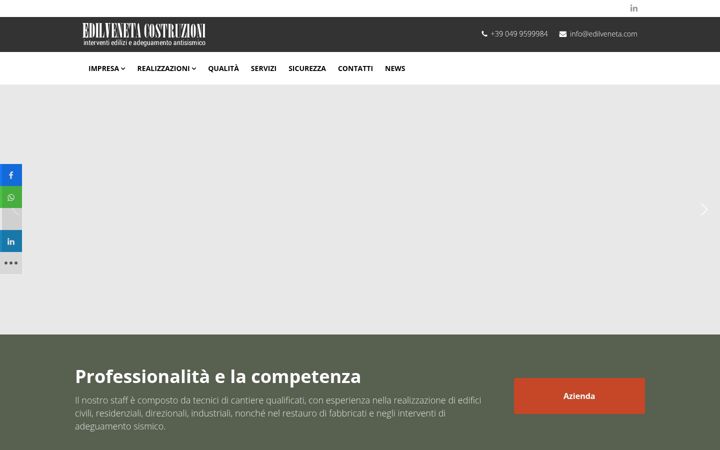 Screenshot of edilveneta.com