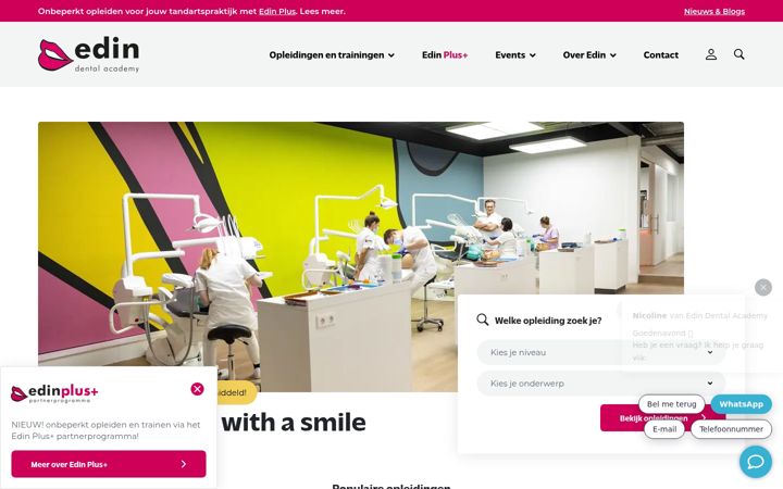 Screenshot of edin.nl