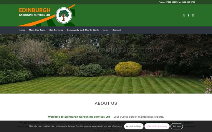 Screenshot of edinburghgardeningservices.co.uk