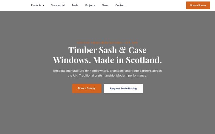 Screenshot van edinburghwindowsanddoors.co.uk
