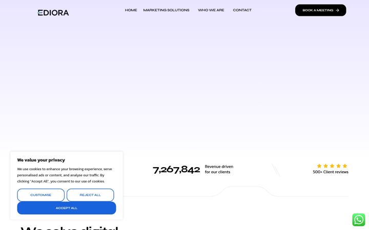 Screenshot of ediorafeatures.com