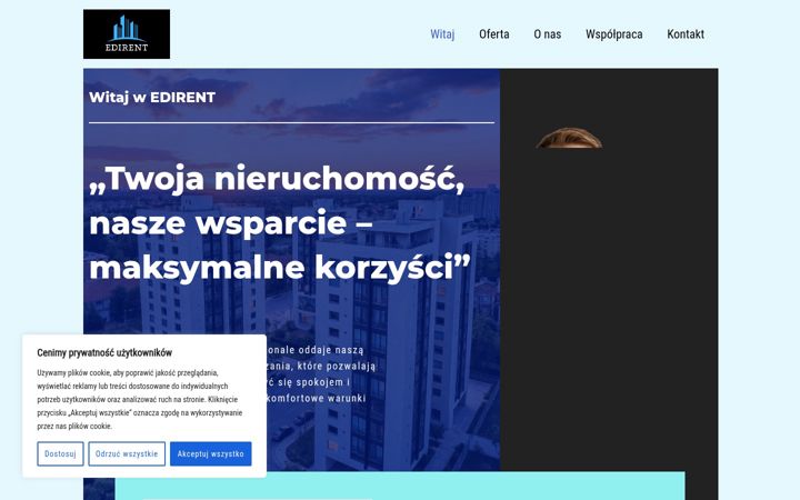 Screenshot of edirent.pl