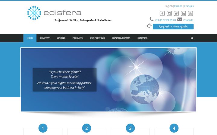 Screenshot of edisfera.com