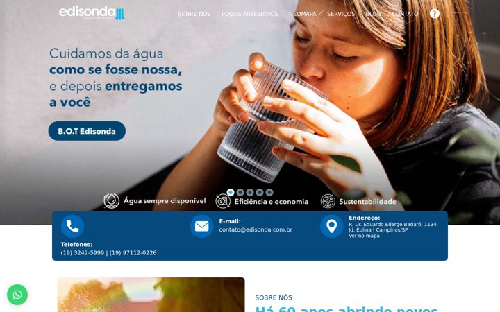 Skærmbillede af edisonda.com.br
