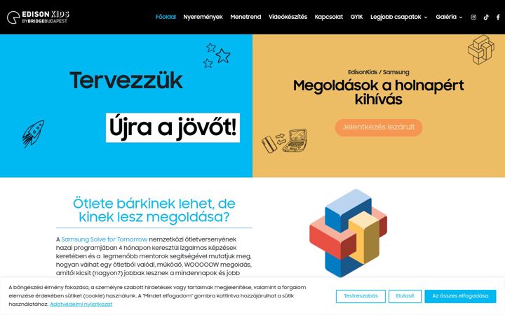 Captura de pantalla de edisonkids.org