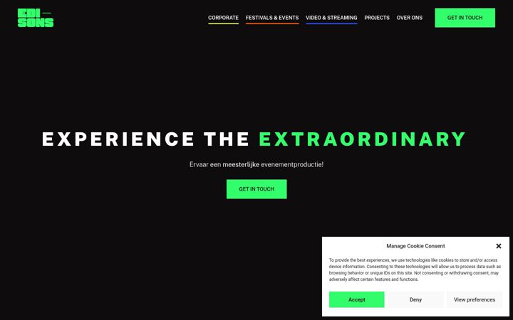 Screenshot of edisons.be