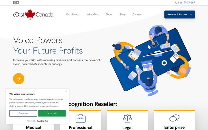 Екранна снимка на edistcanada.ca