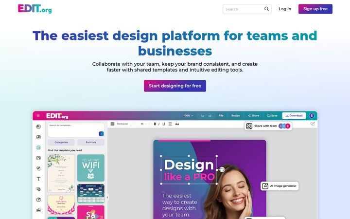 Screenshot of edit.org