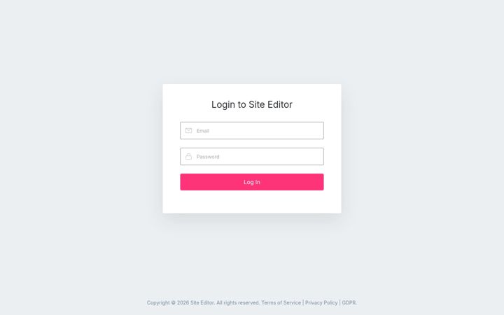Screenshot of edit.site