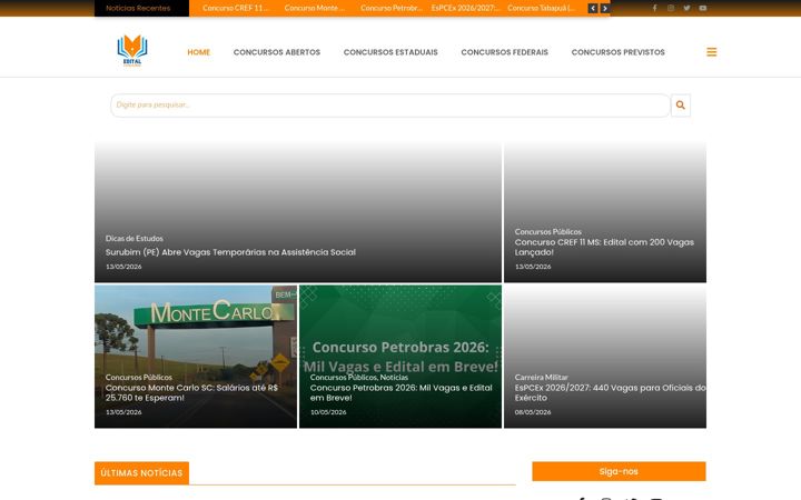 Skærmbillede af editalconcurso.com.br