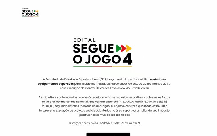 Screenshot of editalsegueojogo.org