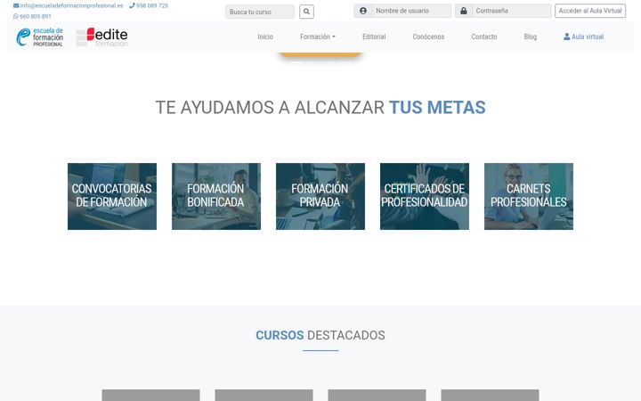 Screenshot of editeformacion.com