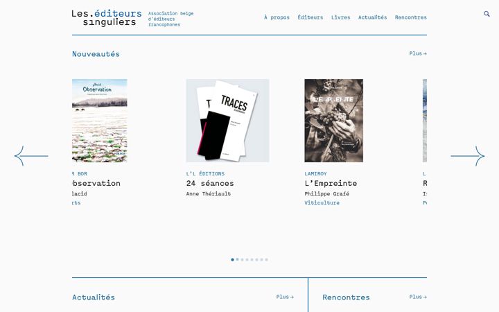 Screenshot of editeurssinguliers.be