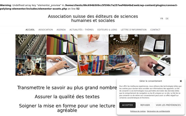 Screenshot of editeurssuisses.ch