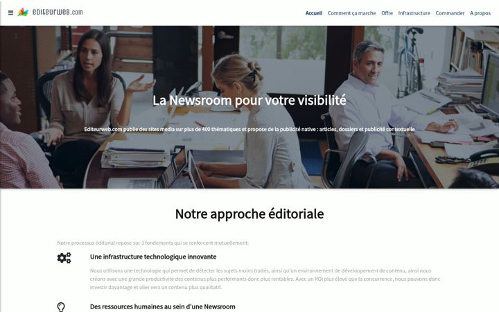 Screenshot of editeurweb.com