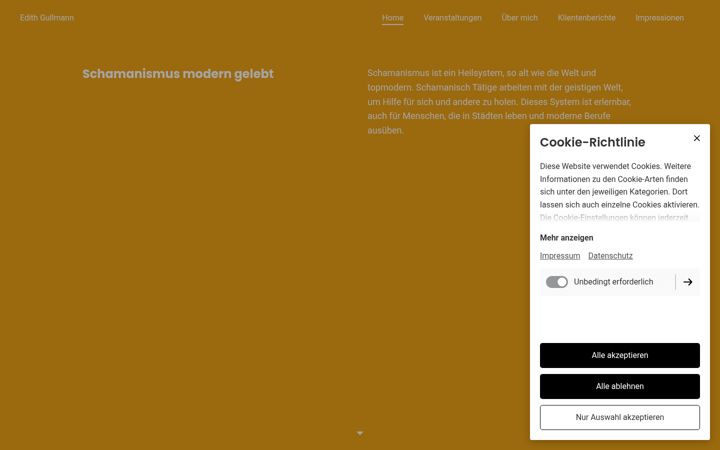 Screenshot of edithgullmann.de