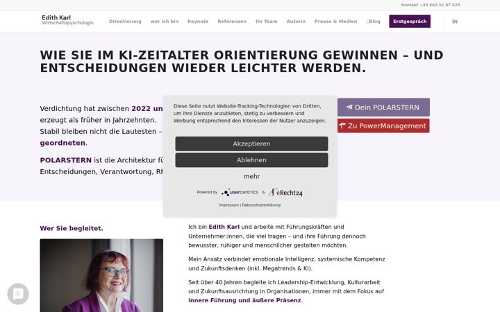 Screenshot of edithkarl.com