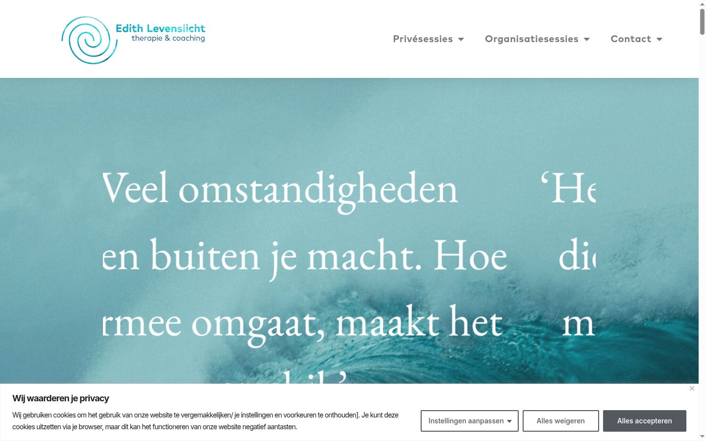 Screenshot tal-banner tal-kunsens muri qabel kwalunkwe interazzjoni