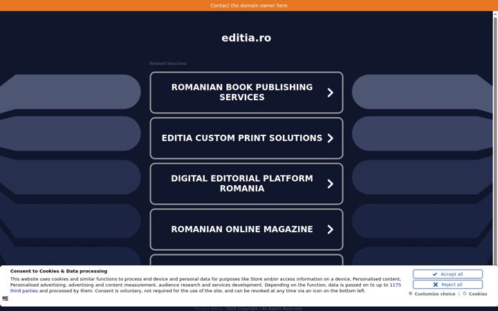 Screenshot of editia.ro