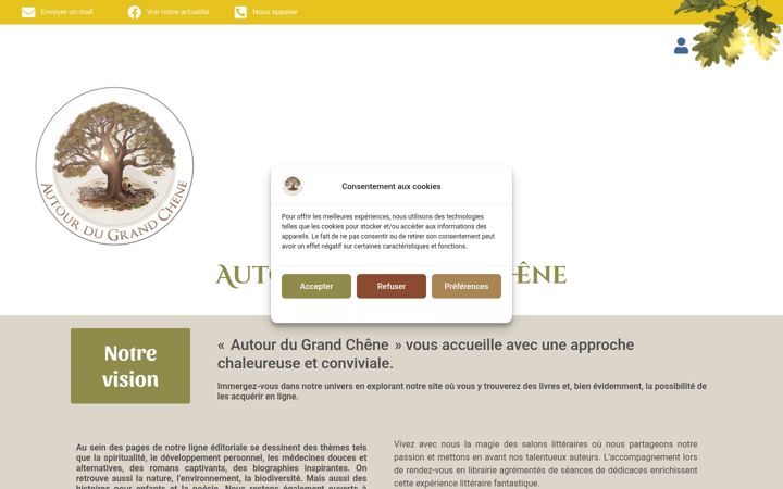 Snímek obrazovky edition-autourdugrandchene.fr