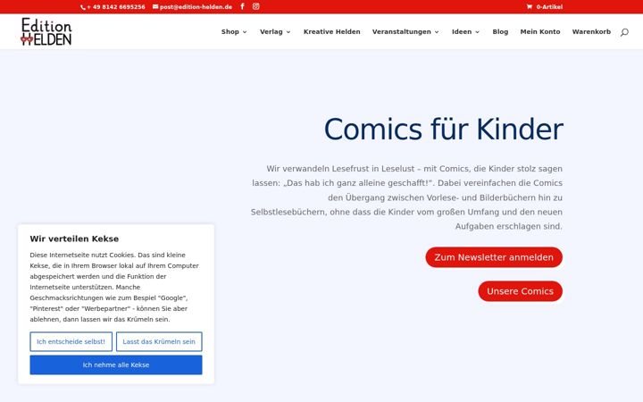 Snimka zaslona za edition-helden.de