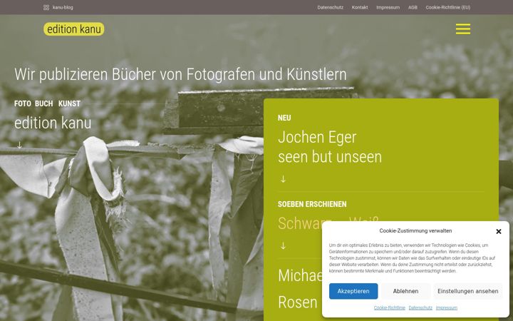 Screenshot of edition-kanu.de