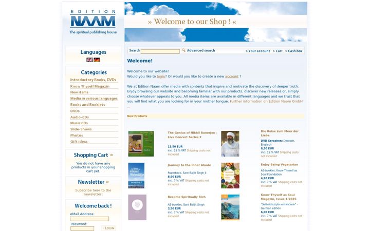 Screenshot of edition-naam.com