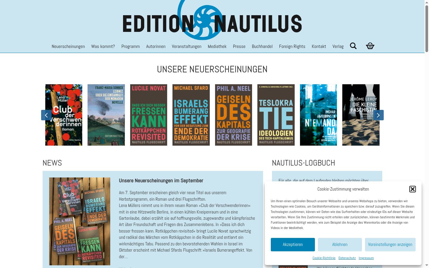 Screenshot tal-banner tal-kunsens muri qabel kwalunkwe interazzjoni