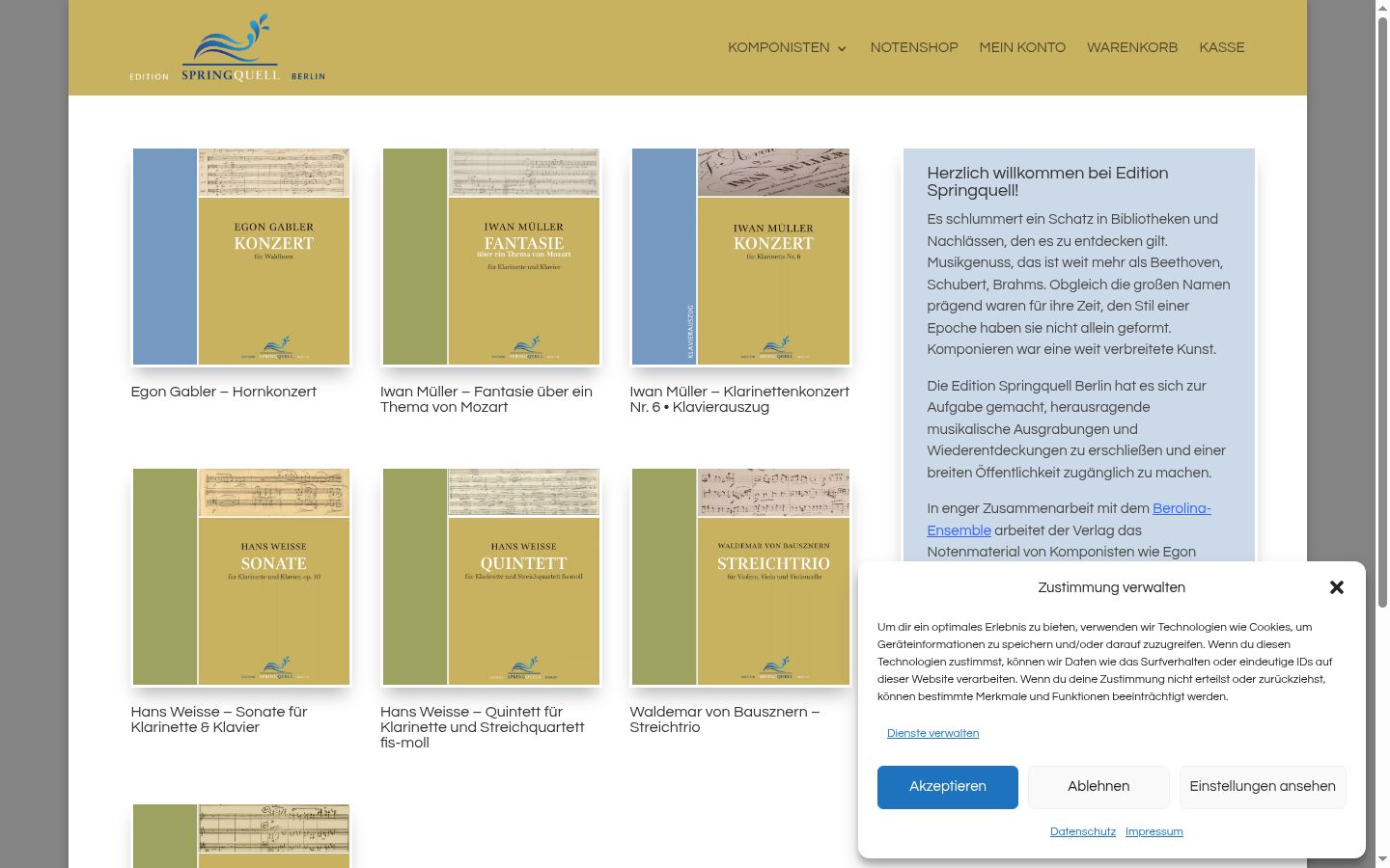 Screenshot tal-banner tal-kunsens muri qabel kwalunkwe interazzjoni