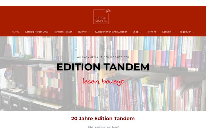 Captura de ecrã de edition-tandem.at