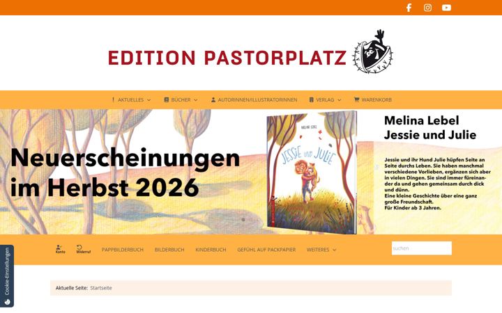 Snimka zaslona za editionpastorplatz.de