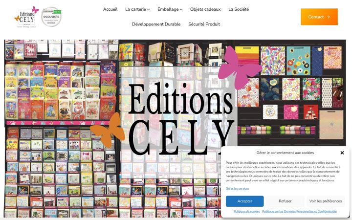 Snímek obrazovky editions-cely.fr