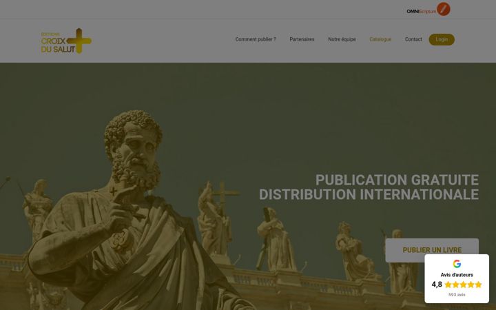 Screenshot of editions-croix.com