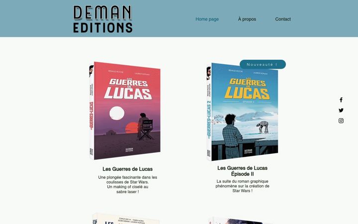 Screenshot of editions-deman.com