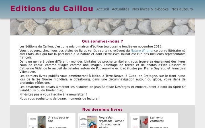 Snímek obrazovky editions-du-caillou.fr