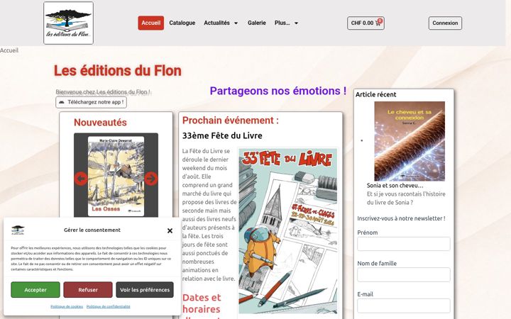 Screenshot of editions-du-flon.ch