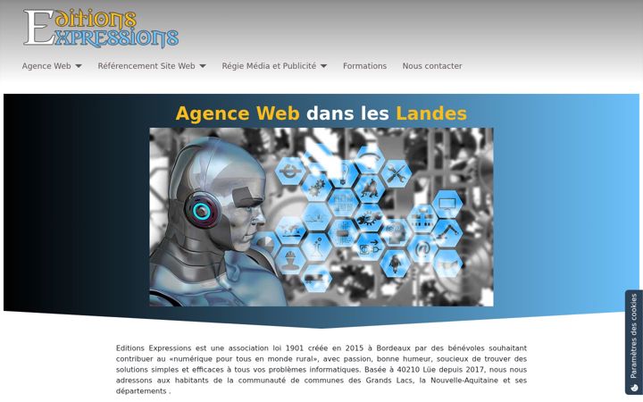 Screenshot of editions-expressions.com