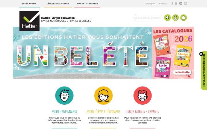 Screenshot of editions-hatier.fr