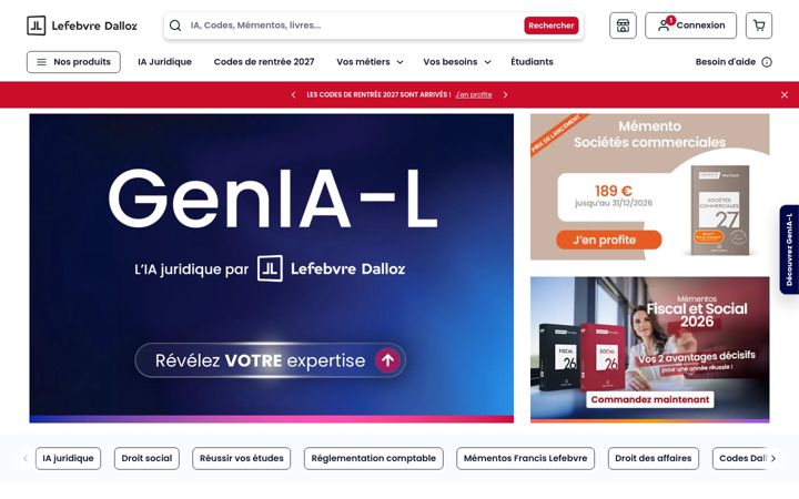 Snímek obrazovky editions-legislatives.fr