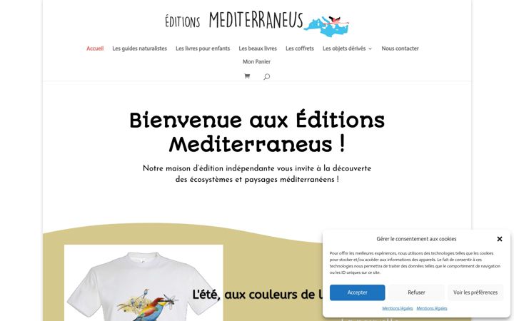 Skjámynd af editions-mediterraneus.fr