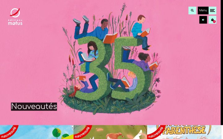 Screenshot of editions-motus.com