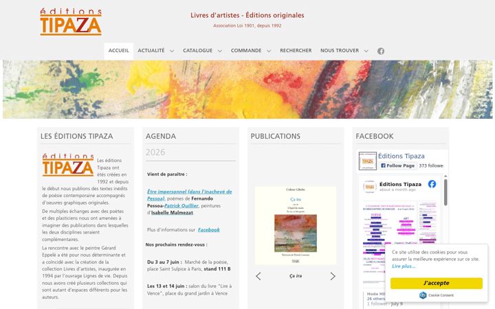 Screenshot of editions-tipaza.com
