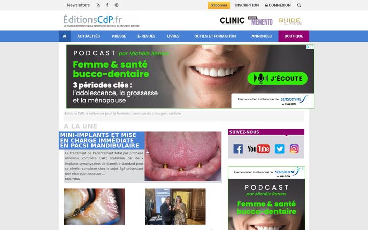 Screenshot of editionscdp.fr