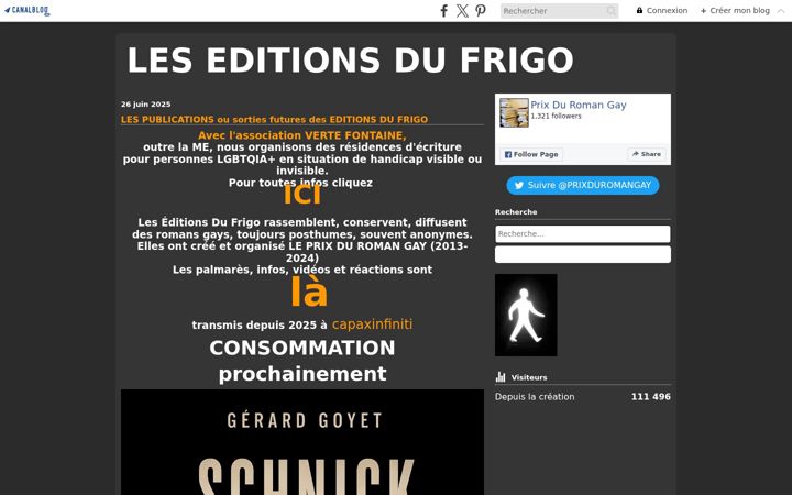 Screenshot of editionsdufrigo.com