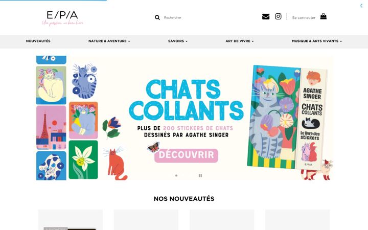 Screenshot of editionsepa.fr